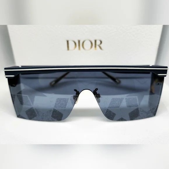 Christian Dior Blue Star Pattern Sunglasses